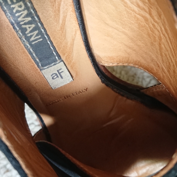 Alberto Fermani Black suede Leather Heels size 37 - Picture 12 of 15